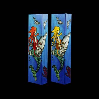 Mermaid with dolphin